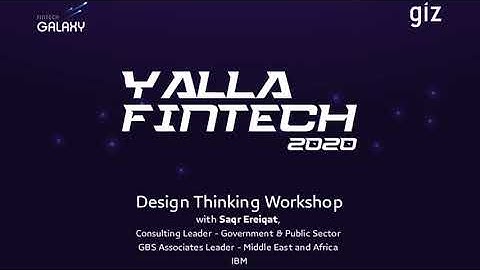 Design Thinking Workshop with Saqr Ereiqat from IBM