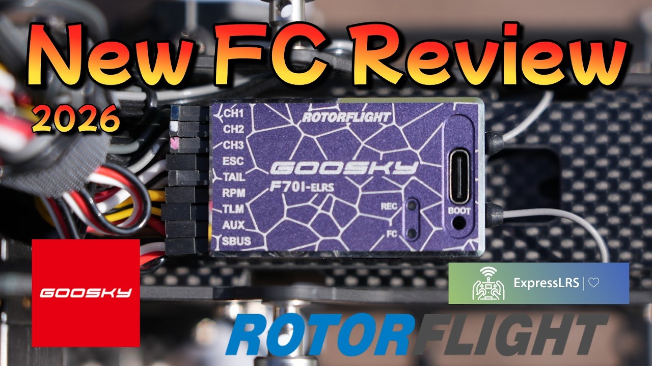 Goosky New RotorFlight FC 「F701 ELRS」 徹底レビュー