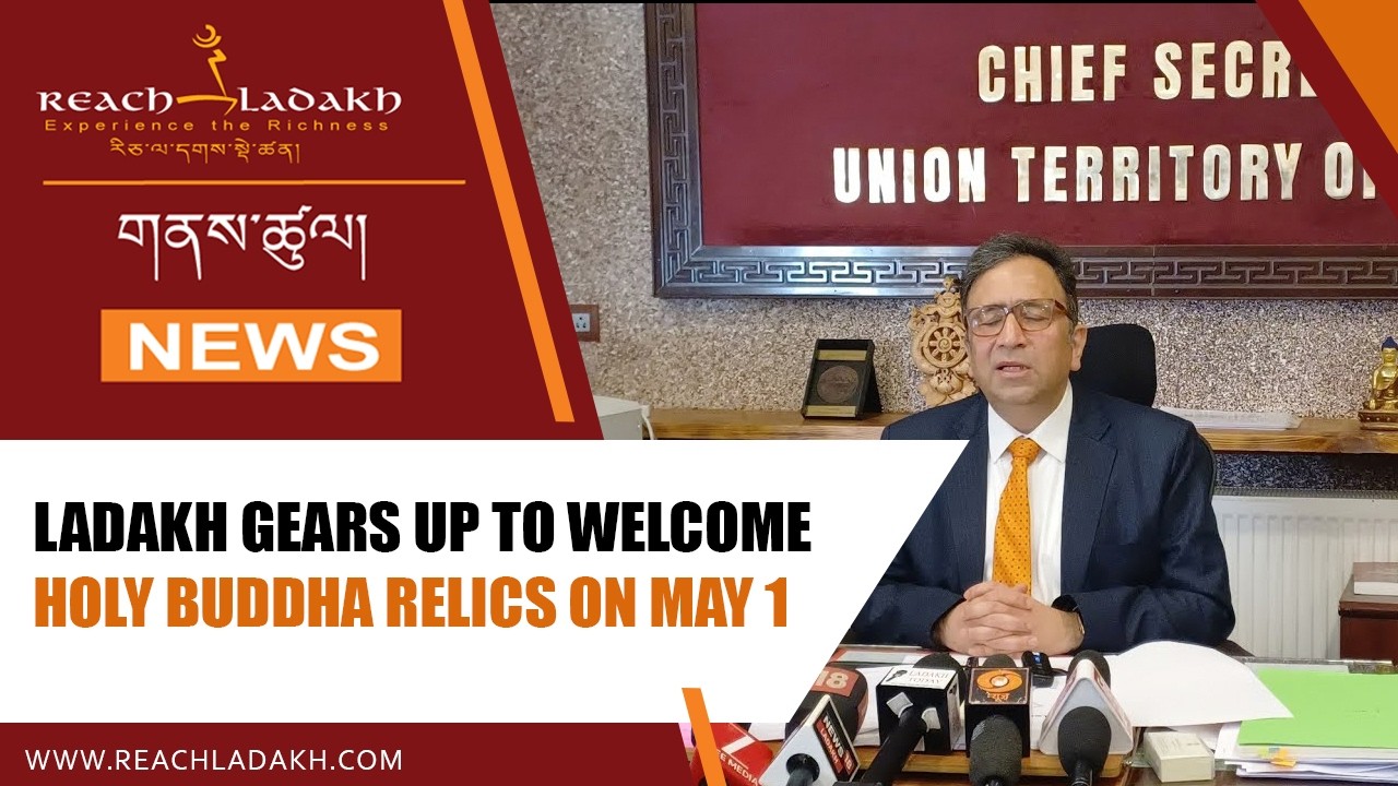 Ladakh gears up to welcome holy Buddha relics on May 1