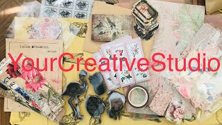 Your Creative Studio unboxing - May subscription box - VINTAGE TROPICAL #YourCreativeStudio