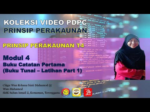 LATIHAN | BUKU TUNAI | PART 1 | PRINSIP PERAKAUNAN