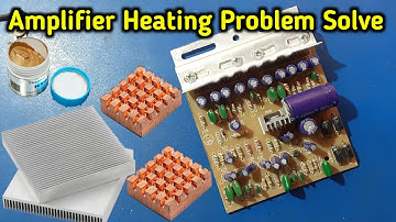 Amplifier Heating problem solve//4440 ic board Heat sink कैसे लगाए//Electronics verma