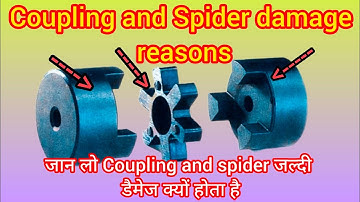 coupling and Spider damage reasons | how to install coupling and Spider #coupling #spider