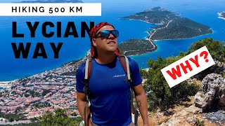 I hiked 500 km on LYCIAN WAY in TURKEY. Why?