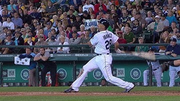Ibanez ties the game with a solo shot