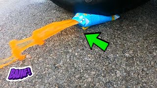 Experiment Car vs Slow Motion vs Liquid vs Crushing Crunchy and Soft Things by Car | Bamf TV screenshot 1