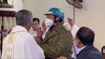 CHÍNH QUYỀN NGĂN CẢN ĐỨC TỔNG GIUSE VŨ VĂN THIÊN DÂNG THÁNH LỄ TẠI HÒA BÌNH