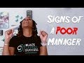 Signs of a Poor Manager (10 BAD MANAGER TRAITS)