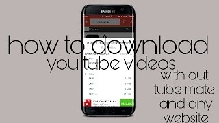 how to download you tube with out tube mate and any website screenshot 4