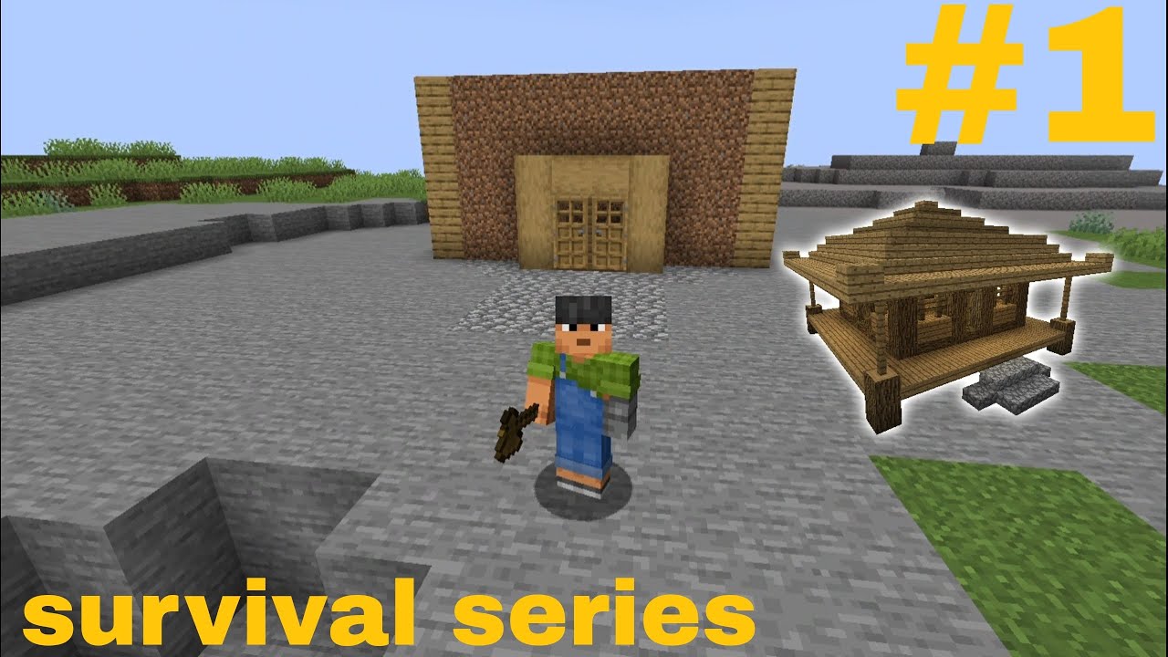 I build house in minecraft. Episode.1 - YouTube