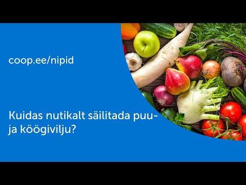 Video: Kuidas Teha Puu- Ja Köögiviljasalatit