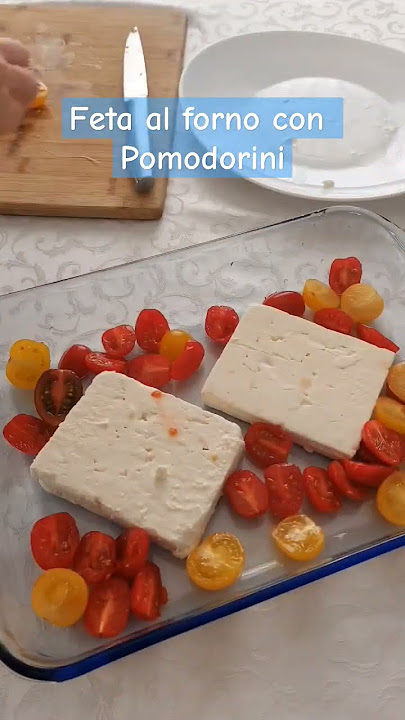 Feta al forno con pomodorini #ricetta #giallozafferano #fetadaily #fetacheese #estate #music #video