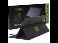Zamp Solar Portable Obsidian 100 Watt Panel with Dometic PLB 40 with CFX 75DZW Frig