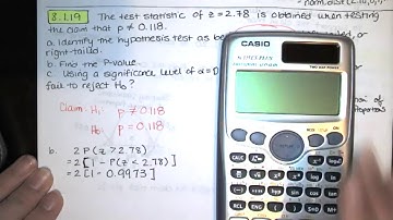 Prob. 8.1.19 -Use P-value method to test a claim a/b proportion. (Two-tailed test). -Stats HW Help