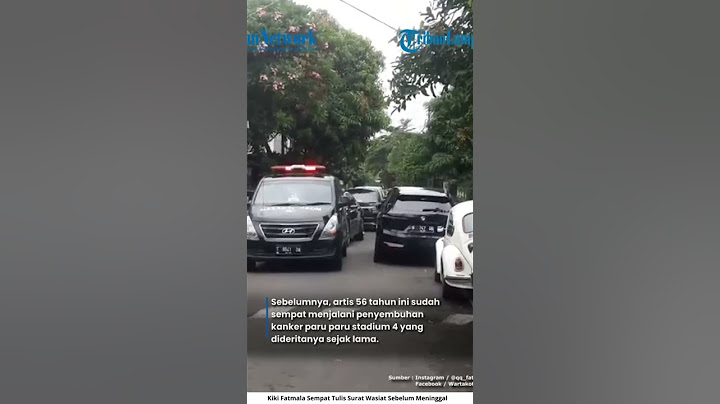 KIKI FATMALA MENINGGAL DUNIA KARENA KANKER