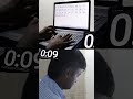 Fastest time to type 1 to 50 - 13.16 seconds by Mejari Mallikarjuna 🇮🇳