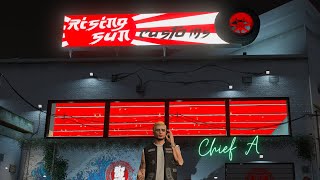 UY! RISING SUN! "CHIEF A" THE BILLIONAIRE CITY | GTA V RP