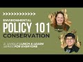 Environmental policy 101 conservation
