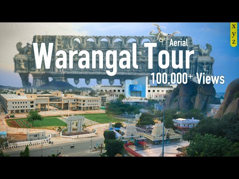 WARANGAL AERIAL TOUR | Drone video of Warangal | #warangal | #tricities | #xyz