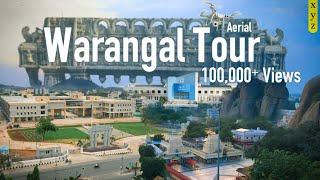 WARANGAL AERIAL TOUR | Drone video of Warangal | #warangal | #tricities | #xyz