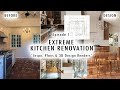 Extreme kitchen renovation ep 1  inspiration plans  3d design renders