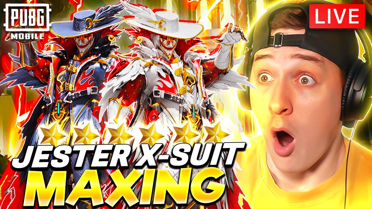 MAXING NEW ARCANE JESTER X-SUIT | PUBG MOBILE LIVE