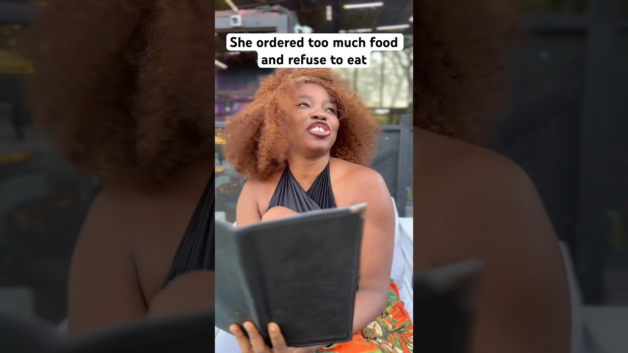 She said it is classless to finish your food in lounge #couplecomedy #naijacomesy #nigeriacomedy