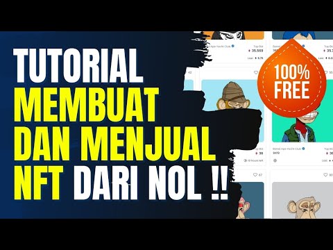 TUTORIAL CARA MEMBUAT DAN MENJUAL NFT DI MARKETPLACE OPENSEA TANPA GAS FEE (100% GRATIS)