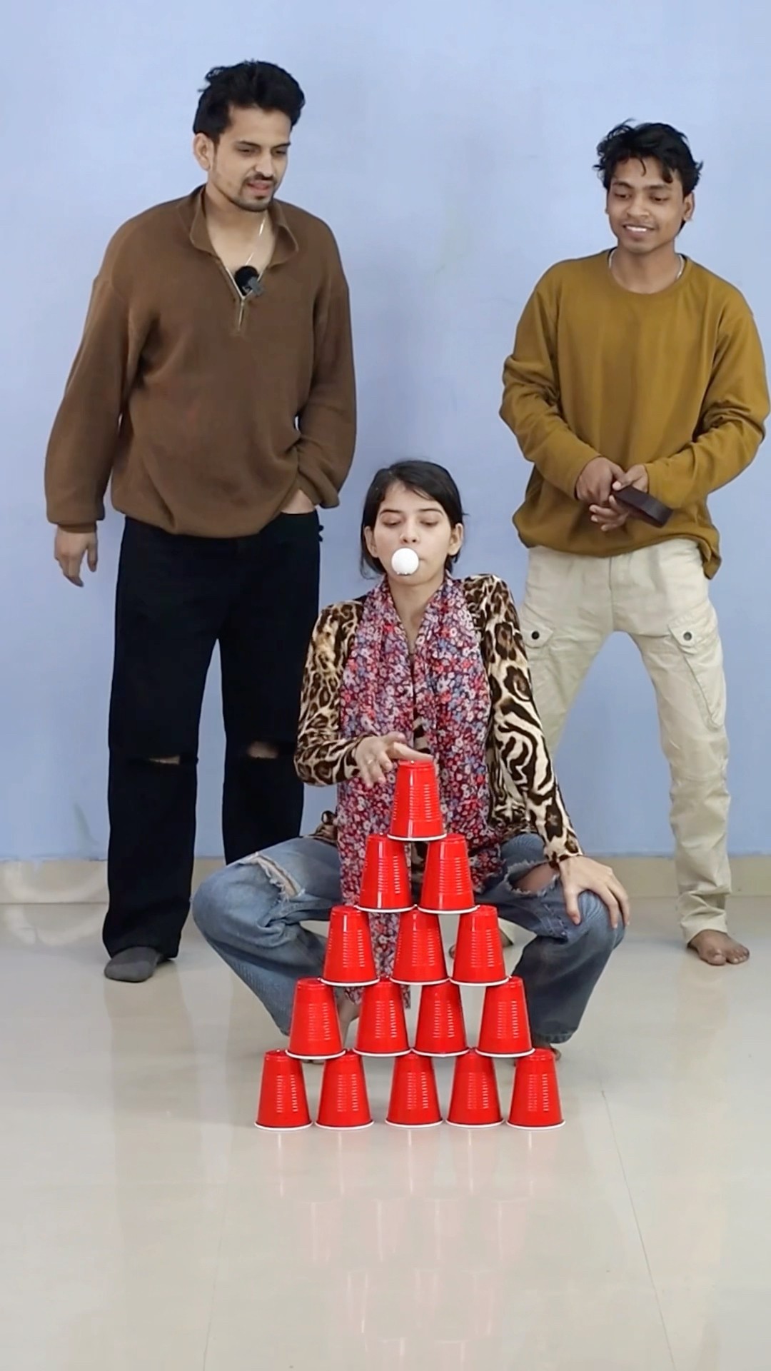 Glass Tower Challenge With Egg? #shorts