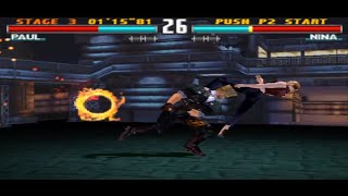Paul Arcade Mode with Original Tekken 3 Ending