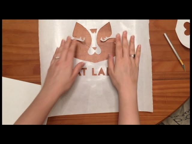 Outline Video How to screen print with stencils