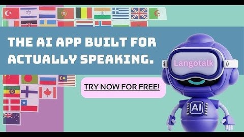 Langotalk Tutorial - The AI App Built For Actually Speaking.