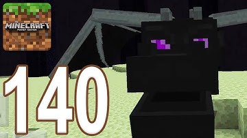 Minecraft Bedrock Survival - Gameplay Walkthrough Part 140 - Ender Dragon and Ending (iOS, Android)