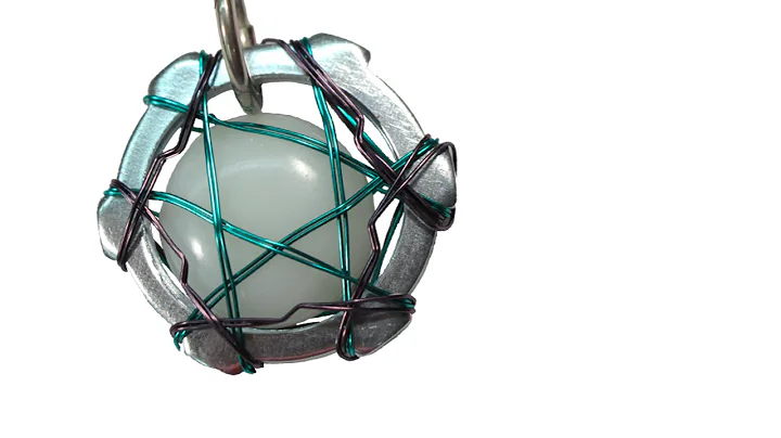 "Hardware Store Jewelry" Wire Wrapped Spiral Penda...