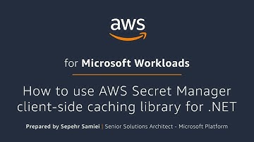 How to use AWS Secret Manager client-side caching library for .NET