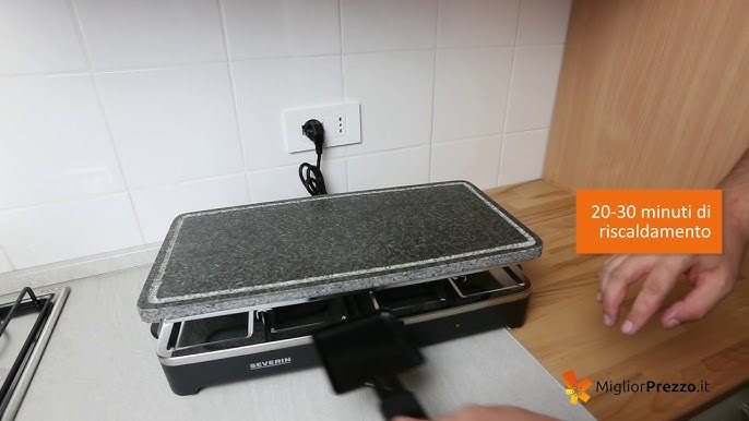 Party natural - Grill instructions with YouTube and unboxing grill Severin Raclette stone