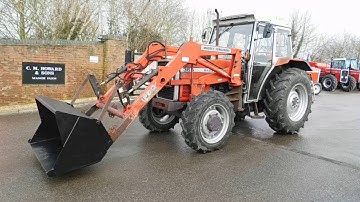 MASSEY FERGUSON 365 4WD LOADER TRACTOR WALKROUND VIDEO