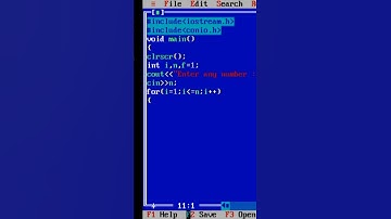 Factorial Program in C++ #youtubeshorts #shortvideo #shorts