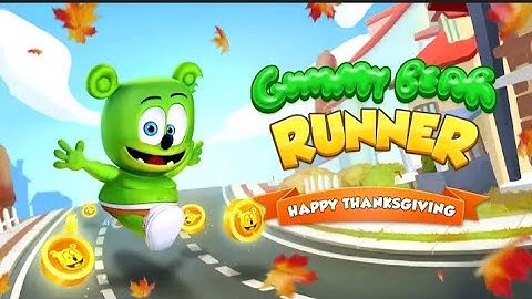 GUMMY BEAR RUN: ENDLESS RUNNER FUN GAMEPLAY #viral