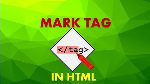 HOW TO USE MARK TAG (HIGHLIGHTER TAG)IN HTML