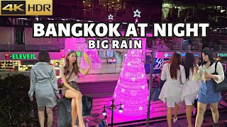 ?? 4K HDR | Bangkok Downtown Night Walk | Sukhumvit - From BTS Asok to Nana