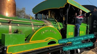 Vintage train journey 9th March 2024 #steamexpress #fairyqueen #steamlocomotives #rewari