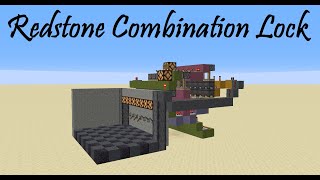 Minecraft combination lock (changeable code and Flexible design)