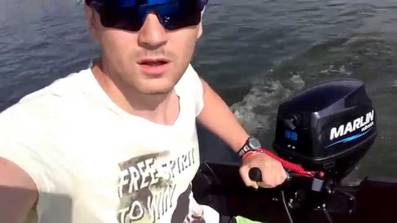 Первый запуск лодочного мотора