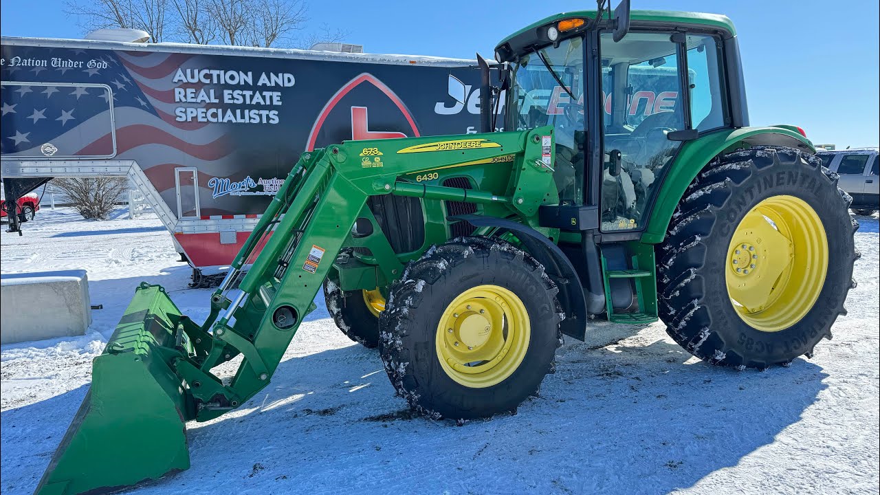 Lot 1014 February2024 - John Deere 6430 Loader Tractor - YouTube