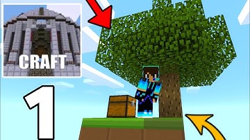 Minicraft - Skyblock survival gameplay walkthrough part 1 | Mizna minicraft survival series