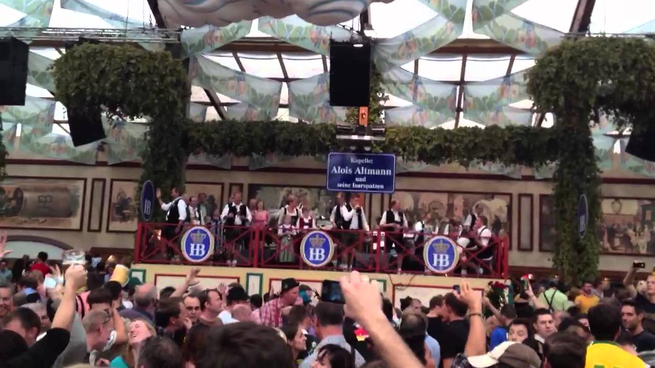 Oktoberfest 2012 Munich, HB tent YouTube