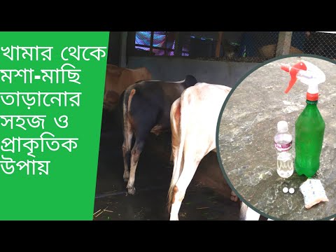 খামার থেকে মশা-মাছি তাড়ানোর কম খরচে প্রাকৃতিক উপায় || গৃহস্থ-Grihostho