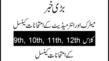 All Board Exams 2020 Cancelled | Final News | Class 9th, 10th, 11th & 12th Exams 2020 Cancelled