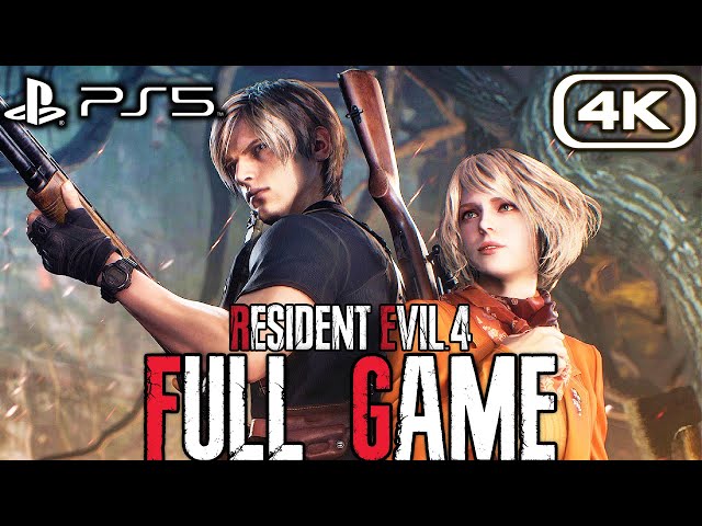 RESIDENT EVIL 4 REMAKE PS5 Gameplay Walkthrough FULL GAME (4K